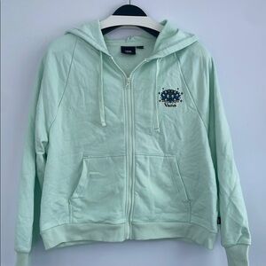 Vans Light Green Butterfly Hoodie Size Medium